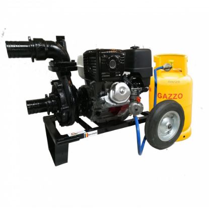 Poza cu Motopompa de presiune 4" motor HONDA cu adaptare GPL