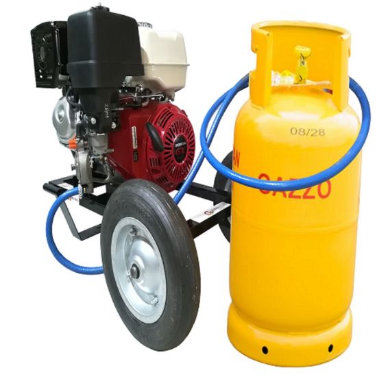 Poza cu Motopompa de presiune 4" motor HONDA cu adaptare GPL